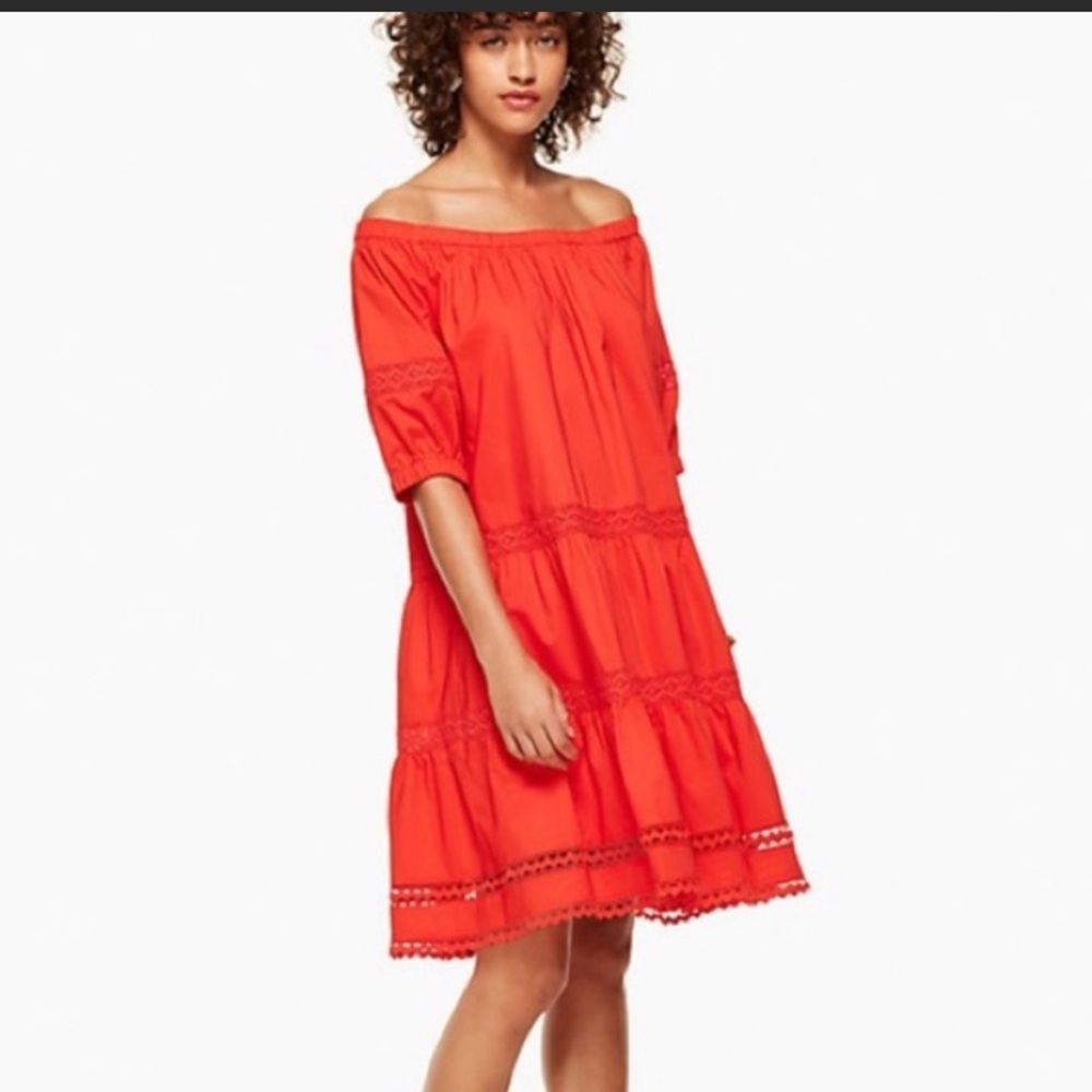 Kate Spade Broome Street Orange Dress